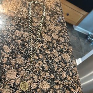 Gold Chain Necklace with Pendant